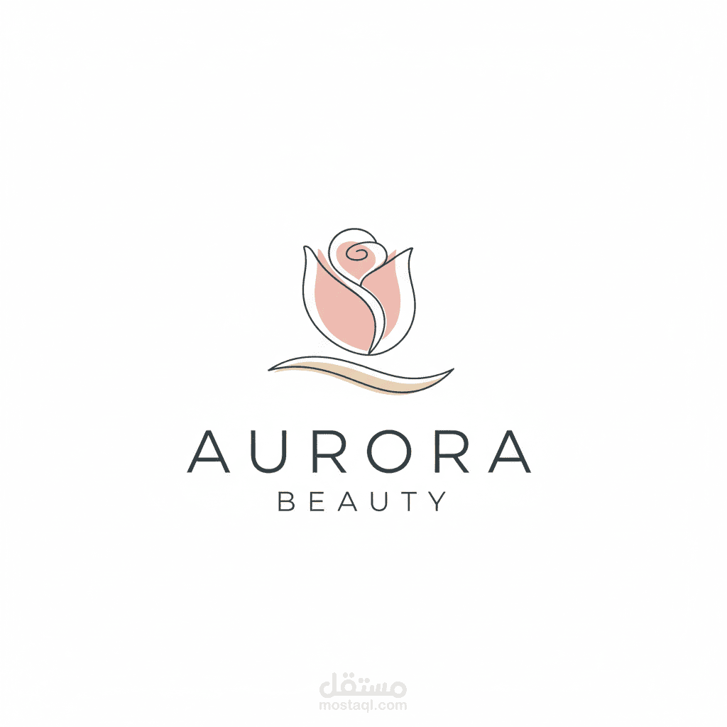 تصميم شعار احترافي لعلامة تجميل
