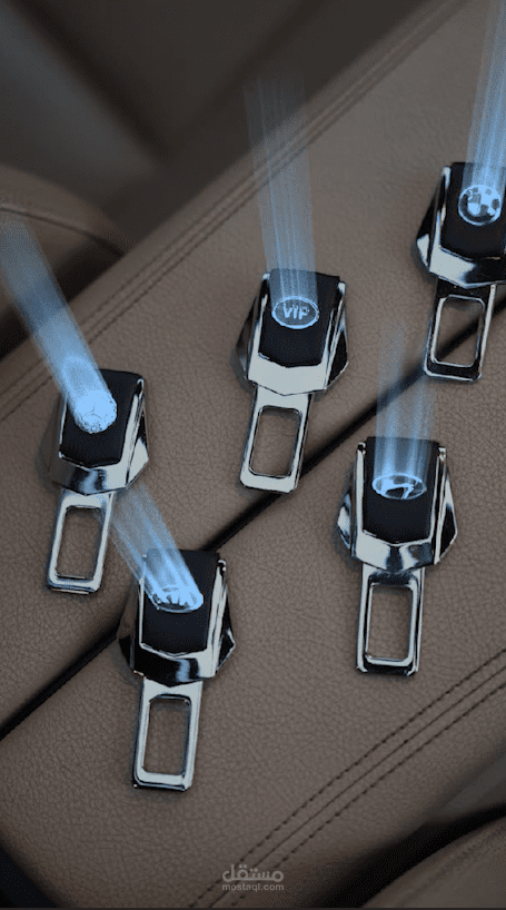 فيديو عن اعلان اكسسوارات للسيارة لمنتج (قطعة حزام الأمان) لاظهار المنتج بشكل احترافي وعالي الدقه .