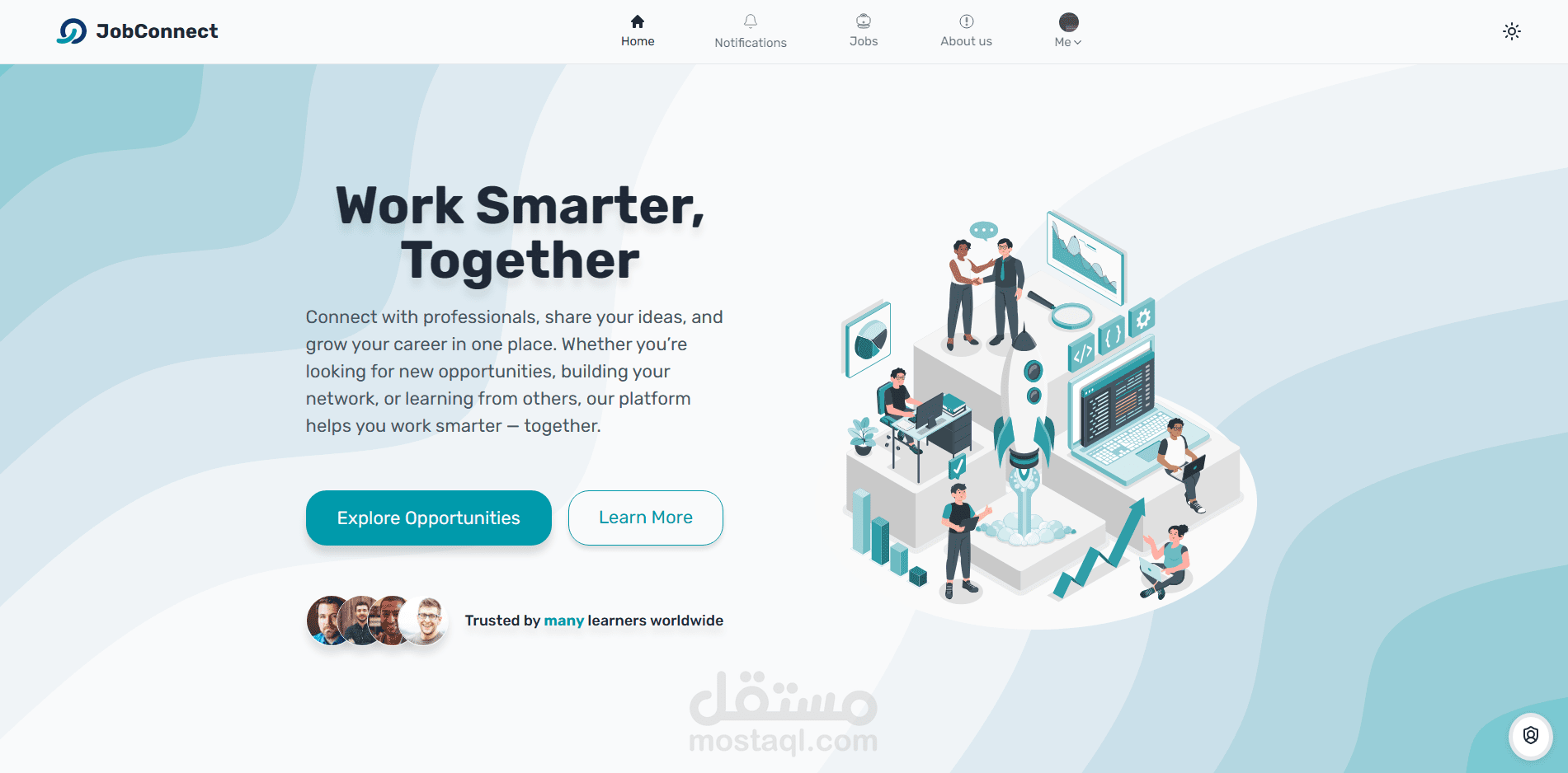 JobConnect – بوابة توظيف متكاملة لإدارة الوظائف والتقديمات