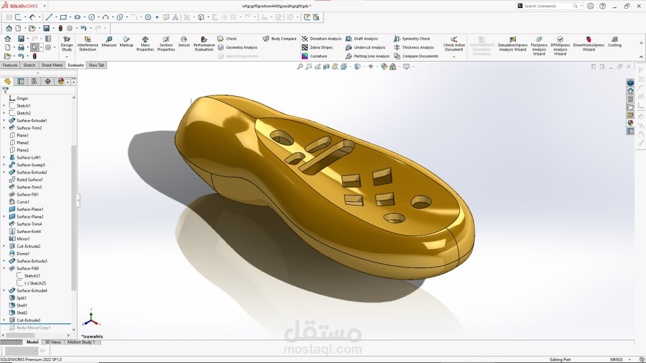 Mechanical Design & 3D Modeling using SolidWorks