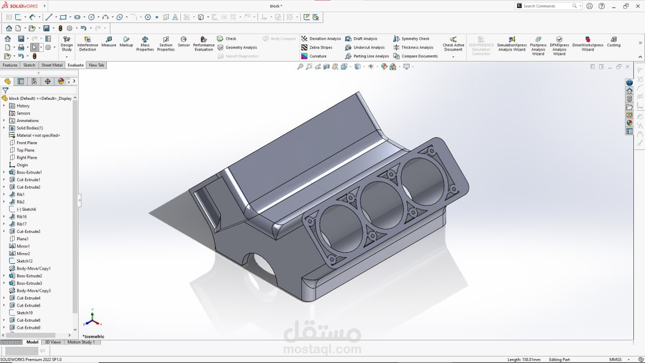 Mechanical Design & 3D Modeling using SolidWorks