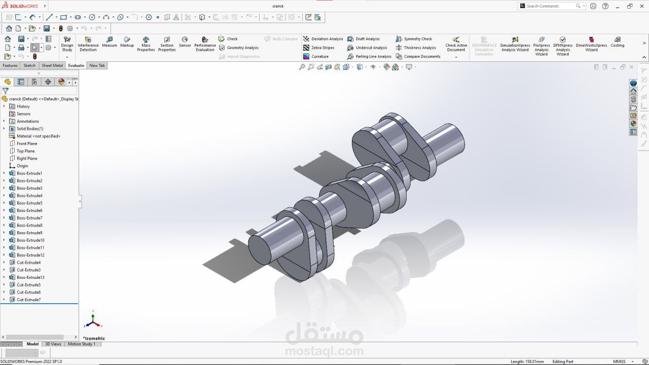 Mechanical Design & 3D Modeling using SolidWorks
