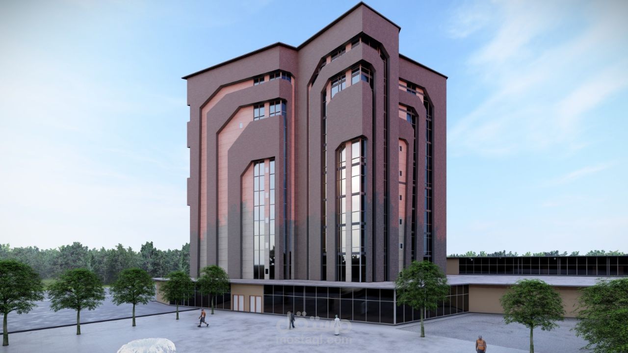 تصميم مجمع (سكني - تجاري - ترفيهي) متكامل