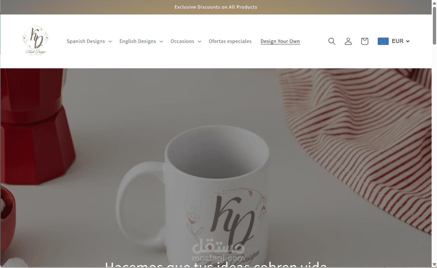 إنشاء متجر إلكتروني احترافي باستخدام Shopify / WordPress