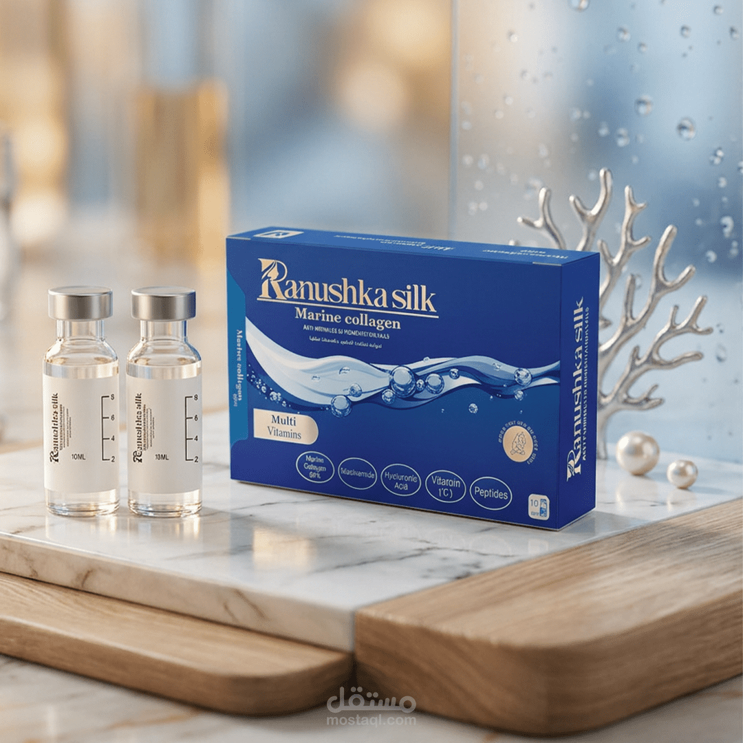 Marine Collagen – Packaging Design & Visual Identity