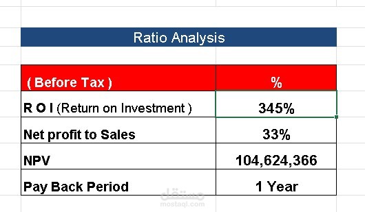 اعداد خطة مستقبلية لمدة 7 سنوات لجذب مستثمر جديد Business Plane