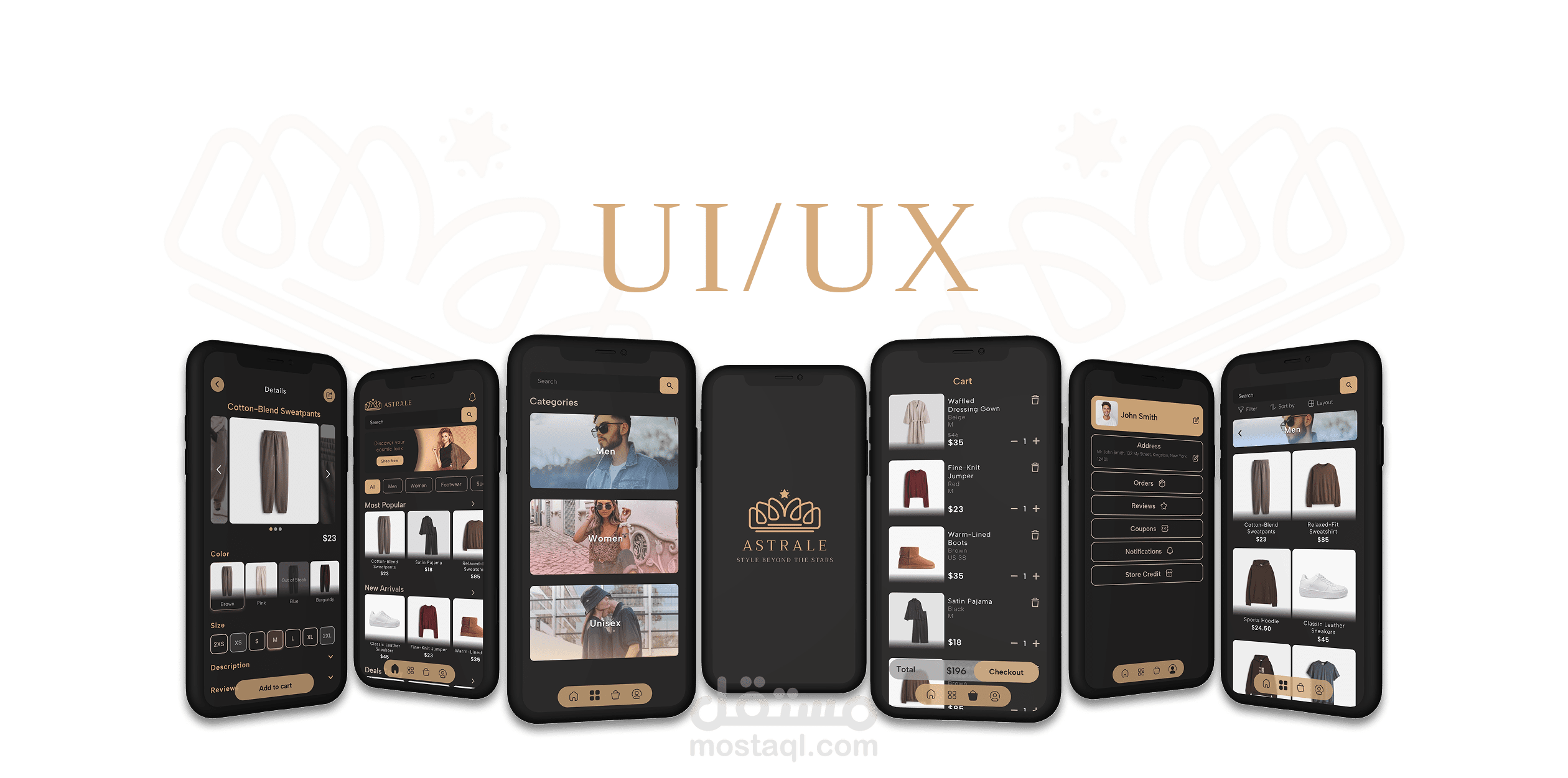 تصميم واجهات مواقع وتطبيقات UI/UX