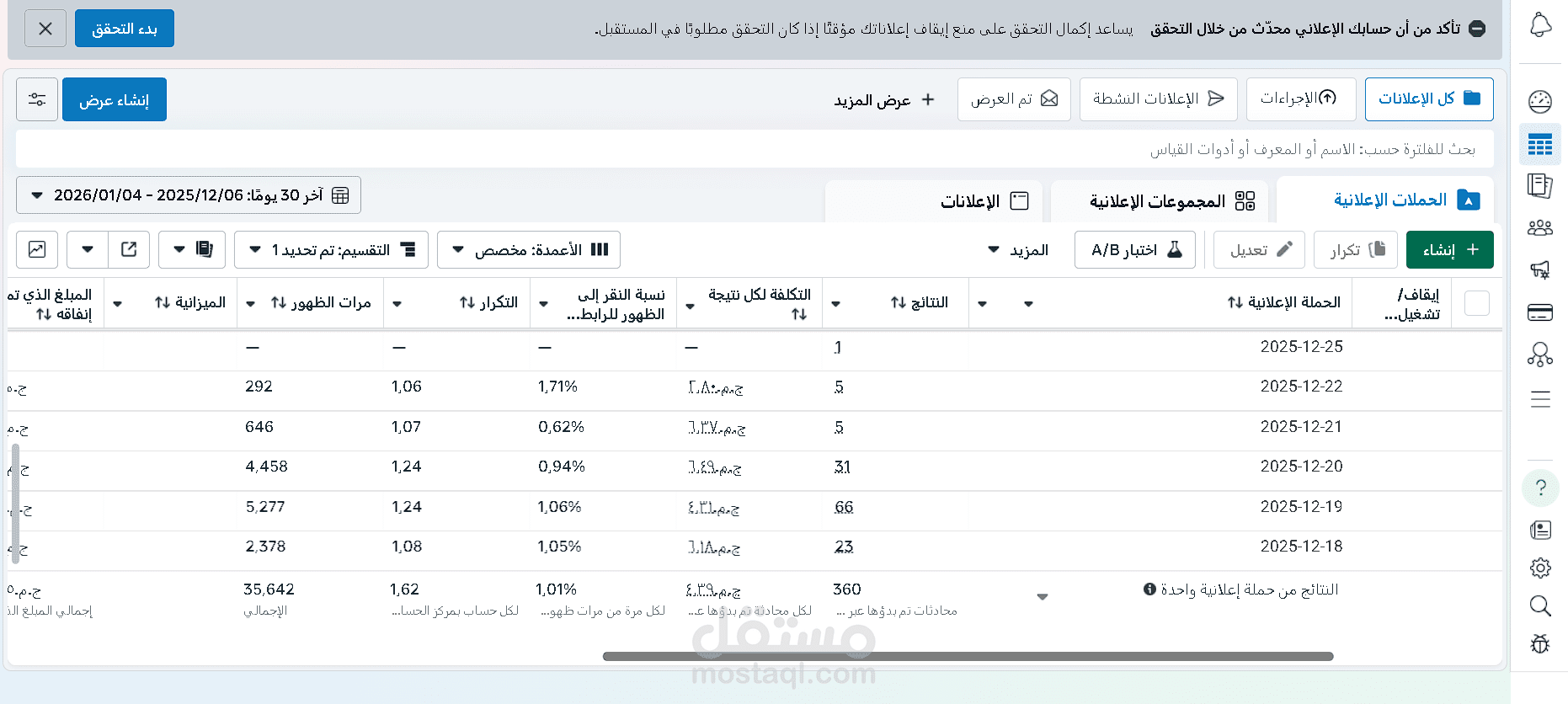 مسؤول اعلان مطعم سابق لحملات الميتا