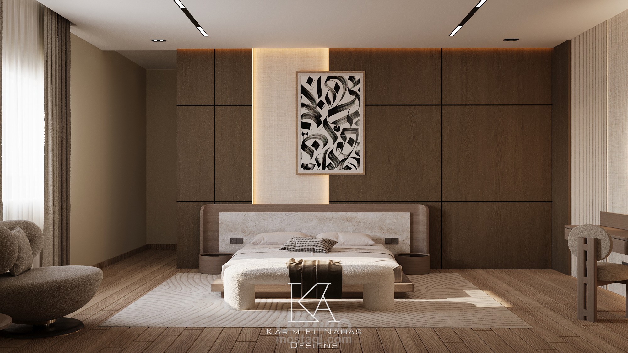 Master Bedroom - Villa - Saudi Arabia