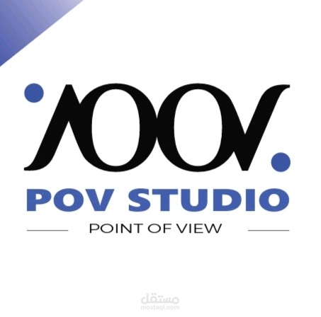 شعار لاستديو تصميم داخلي بإسم point of view