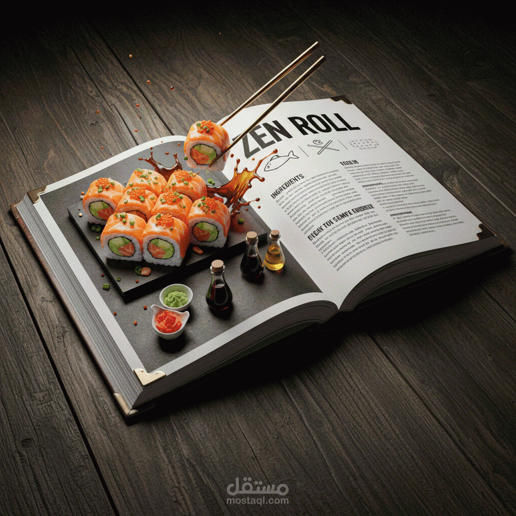 تصميم قوائم طعام رقمية ثلاثية الأبعاد (Immersive 3D Digital Menus) بالذكاء الاصطناعي