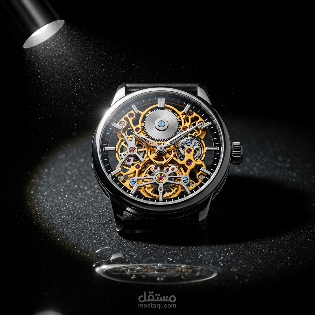 تجسيد المنتجات الفاخرة بدقة واقعية (Hyper-Realistic Luxury Product Visualization)