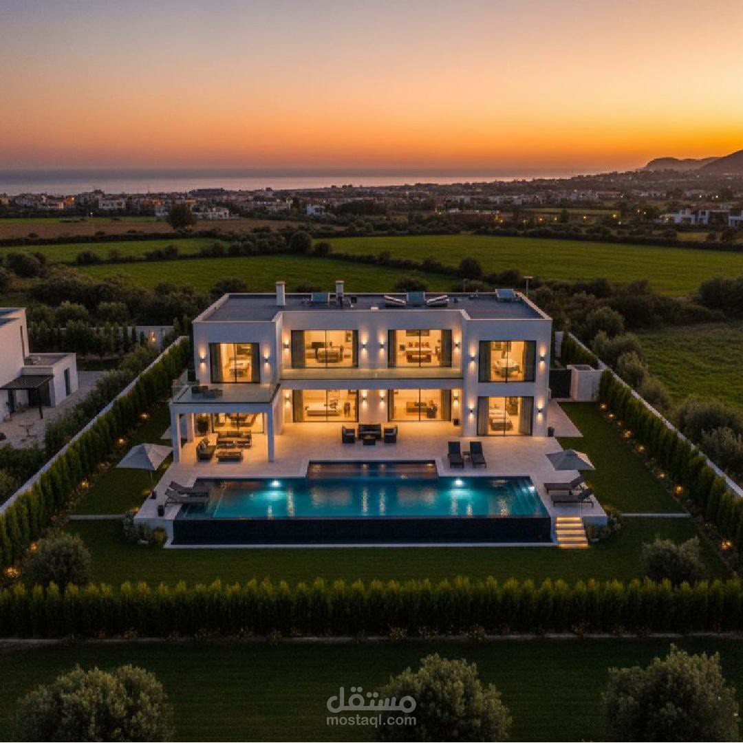 إظهار معماري مستقبلي وتخطيط عمراني بالذكاء الاصطناعي (AI-Driven Architectural Excellence)