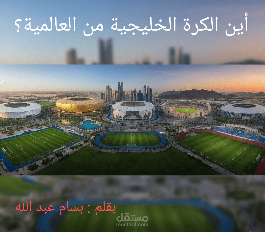 مقال تحليلي رياضي عن أسباب غياب العالمية عن الكرة الخليجية