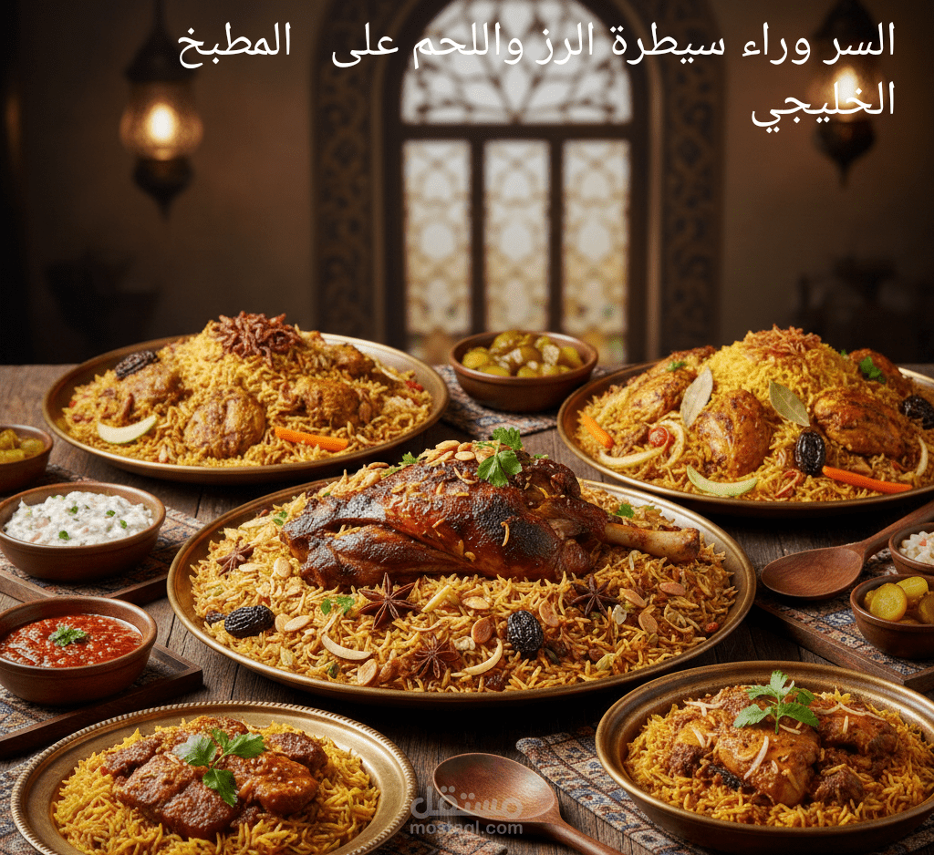 "السر وراء سيطرة الرز واللحم على المطبخ الخليجي"