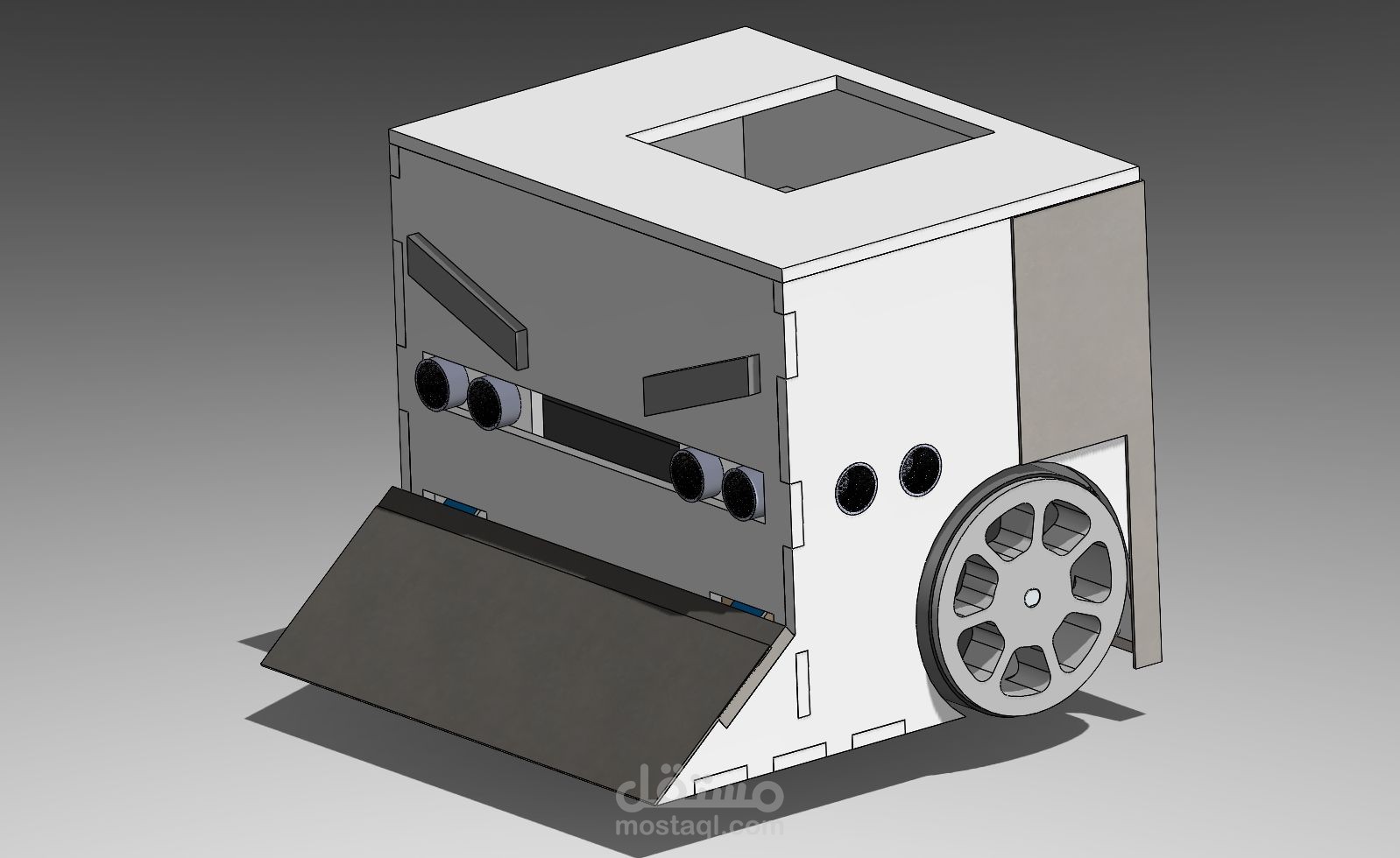 تصميم وتطوير روبوت Sumo للمنافسه ف المسابقات