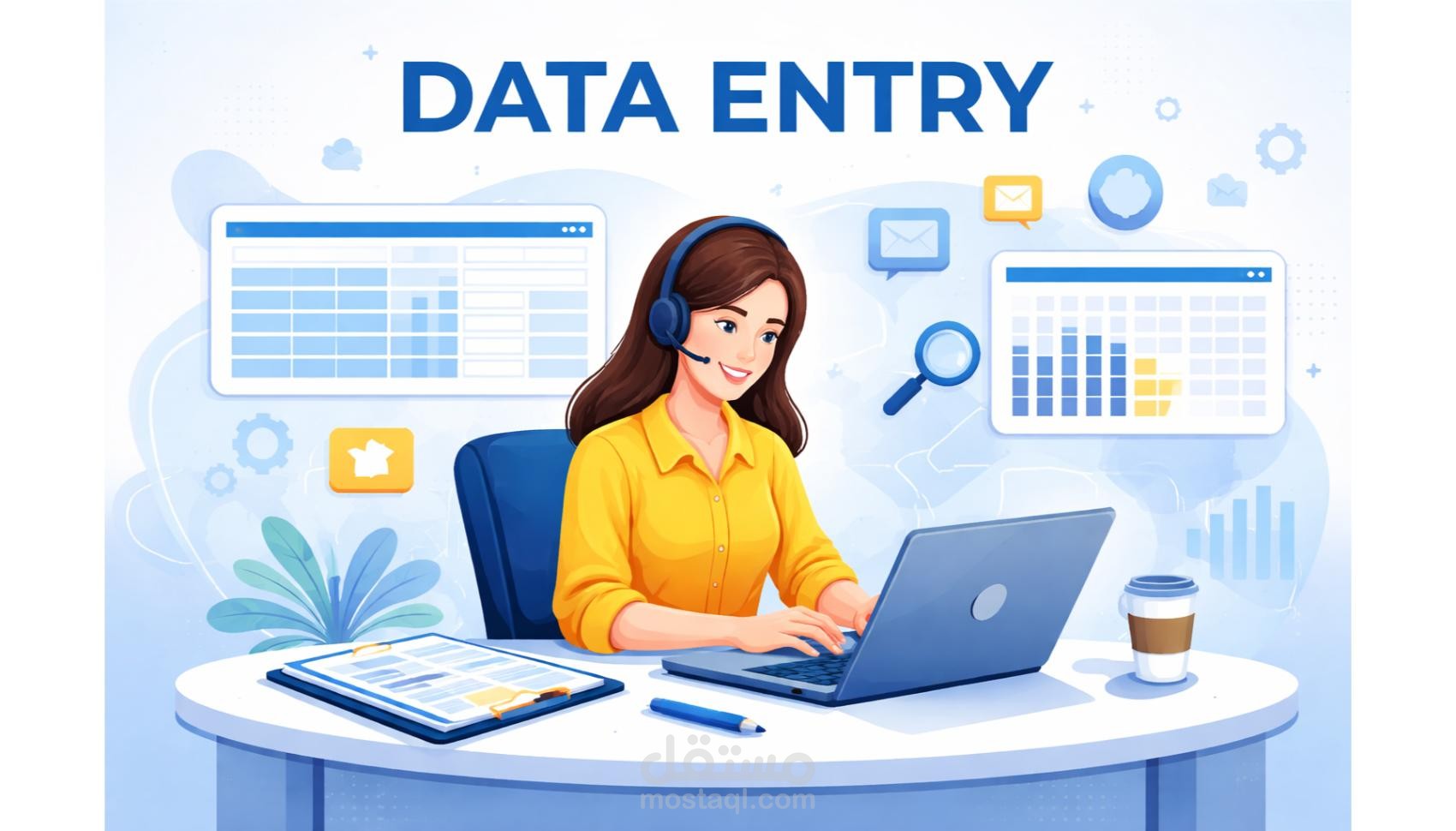 إدخال بيانات عالية الجودة مع دقة وسرعة