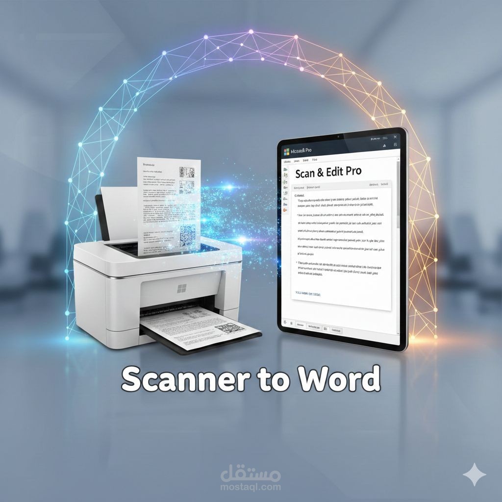 نموذج تفريغ نصي(من صورة الى word)