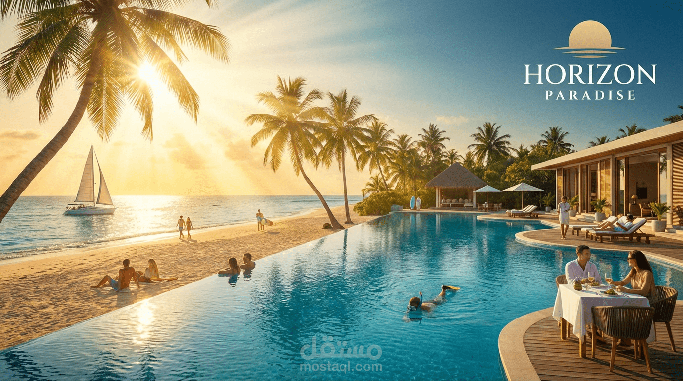 تصميم فيديوهات ترويجية احترافية للشركات السياحية والفنادق