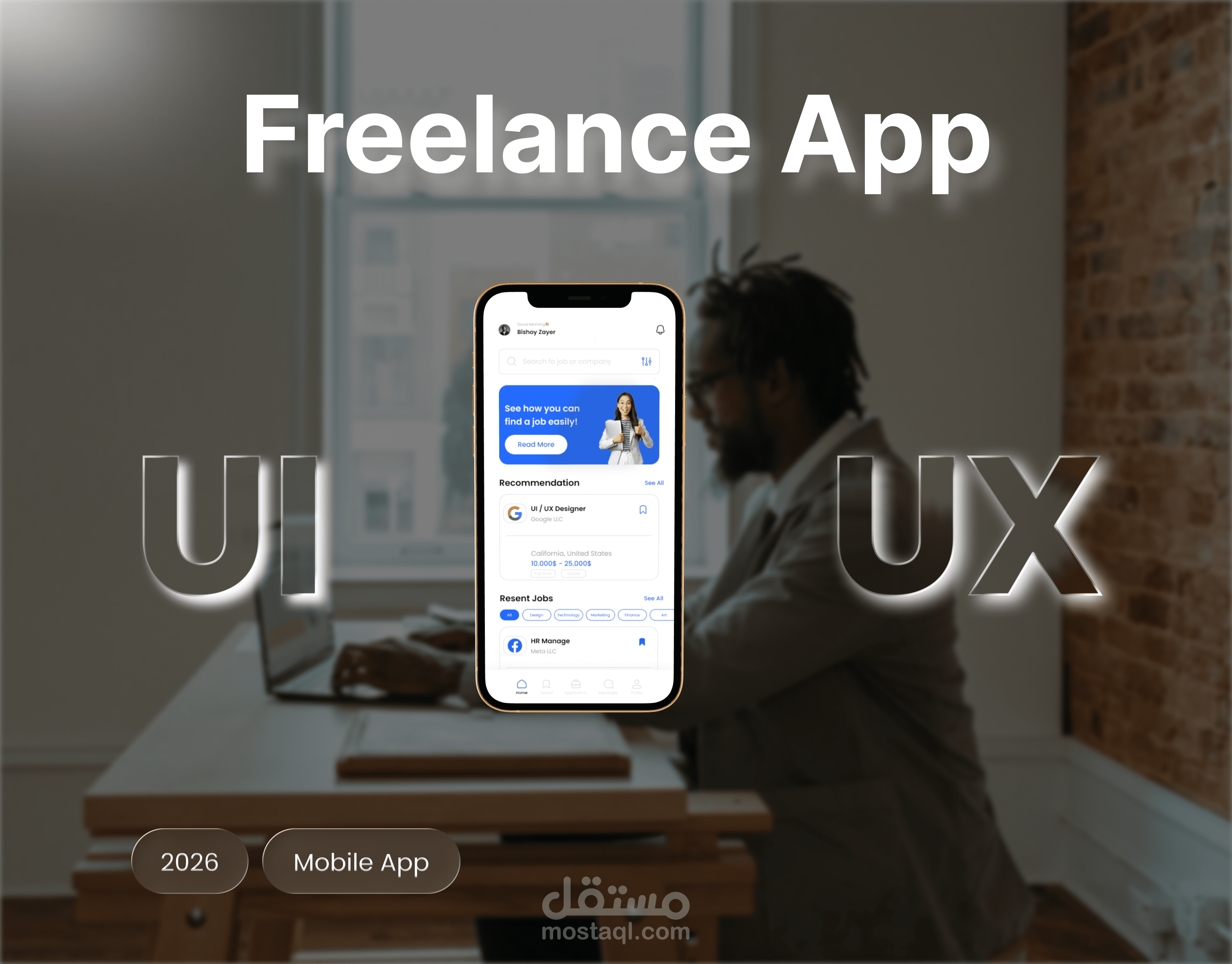 Jobzy – تطبيق كامل لتوظيف الفريلانسرز وإدارة المشاريع