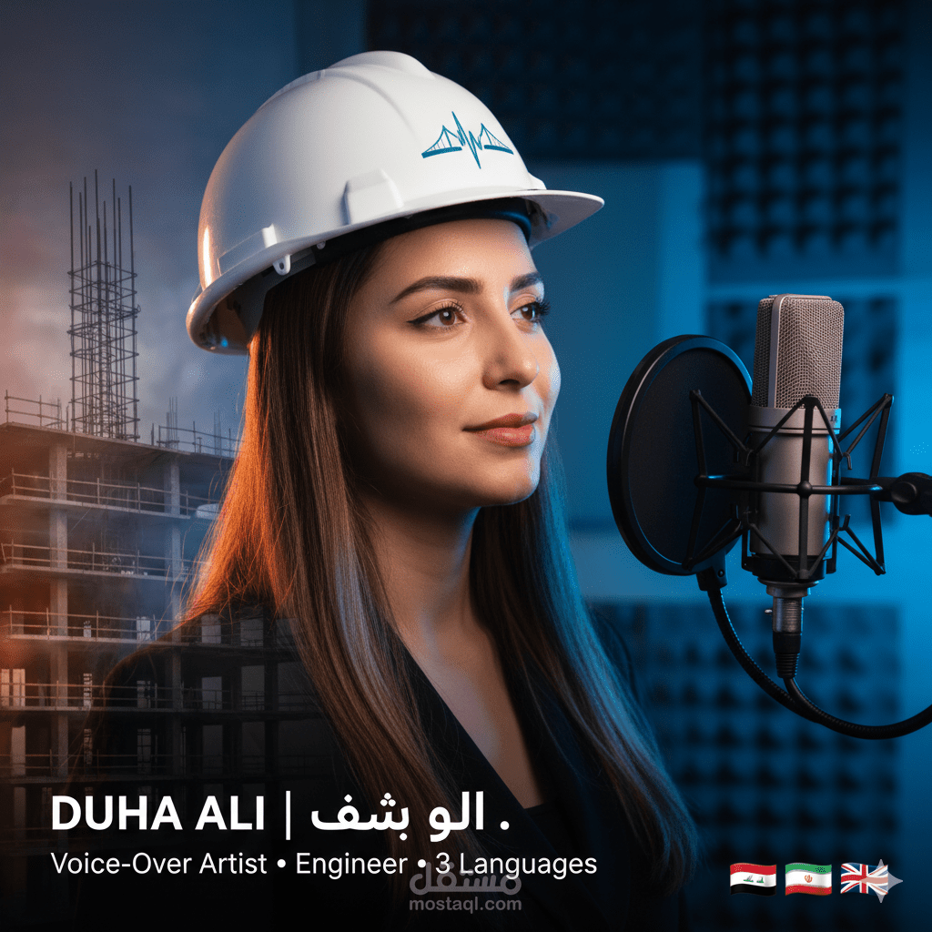 المهندسة ضحى علي | خبيرة الصوت والترجمة (عربي/فارسي/إنجليزي)