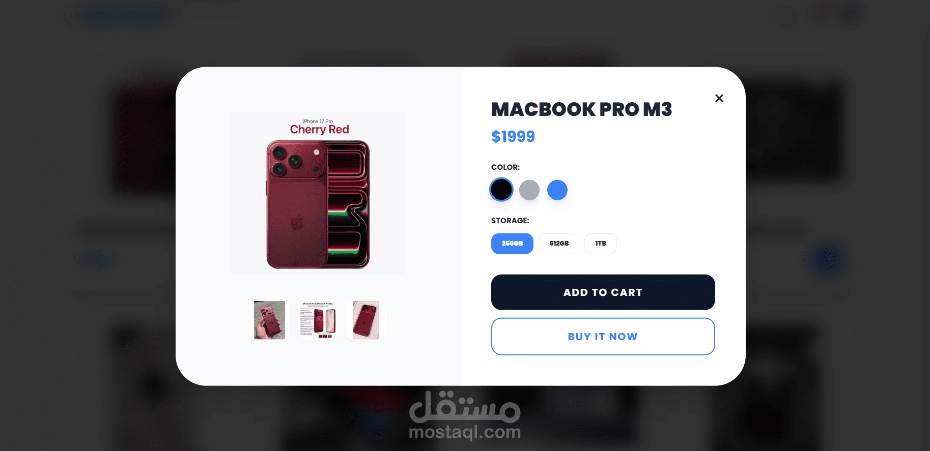 How to present the product differently