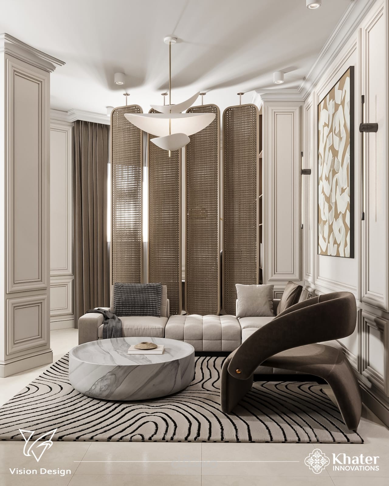 تصميم ديكور داخلي باحترافية عالية