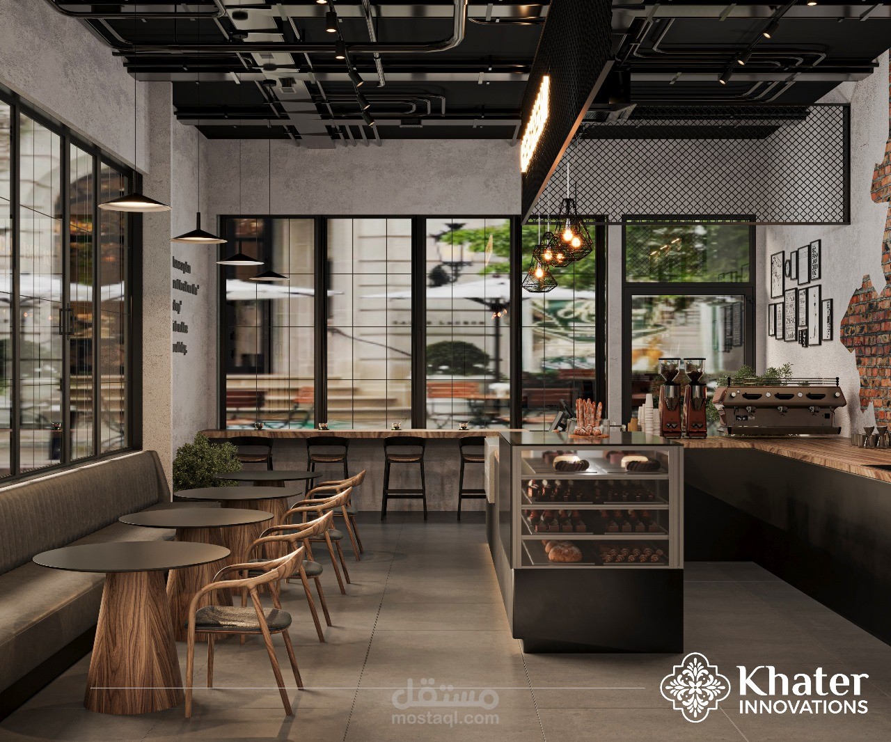 تصميم داخلي لمطعم