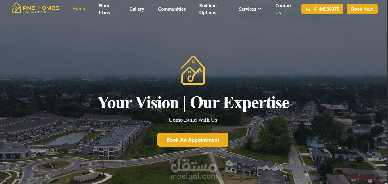 تصميم وتطوير موقع ويب عالي الأداء ومتجاوب باستخدام Next.js