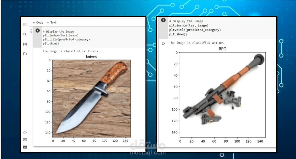 Machine Learning Model for Weapon Detection in Security Systems