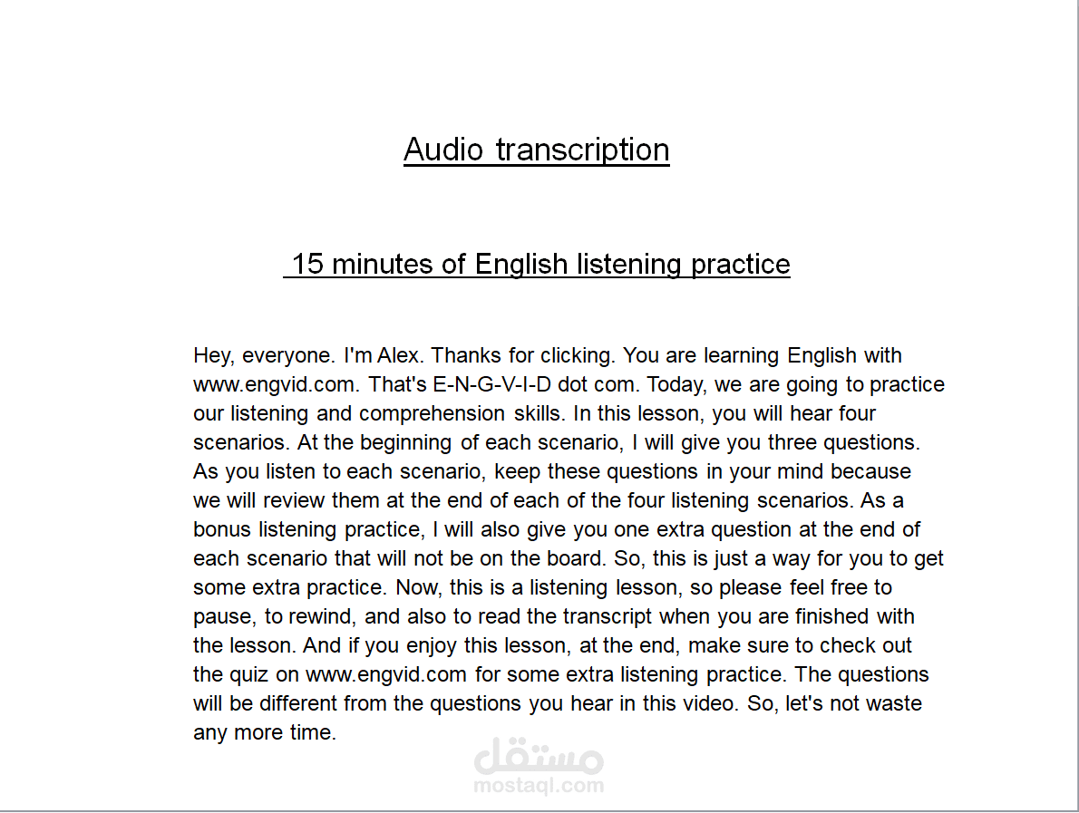 Professional Audio Transcription – Accurate Speech to Text