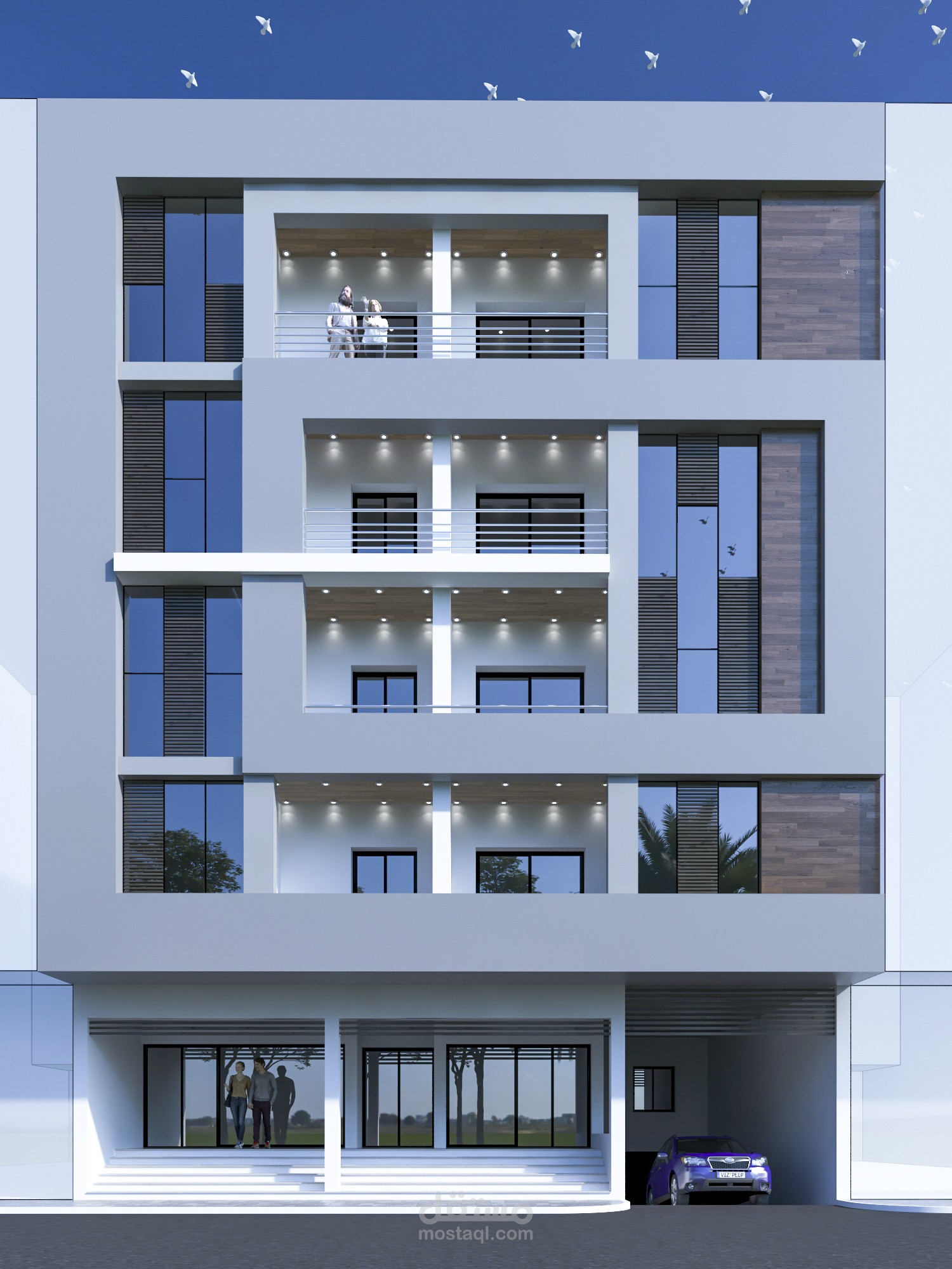 عمارة تجارية مكتبية