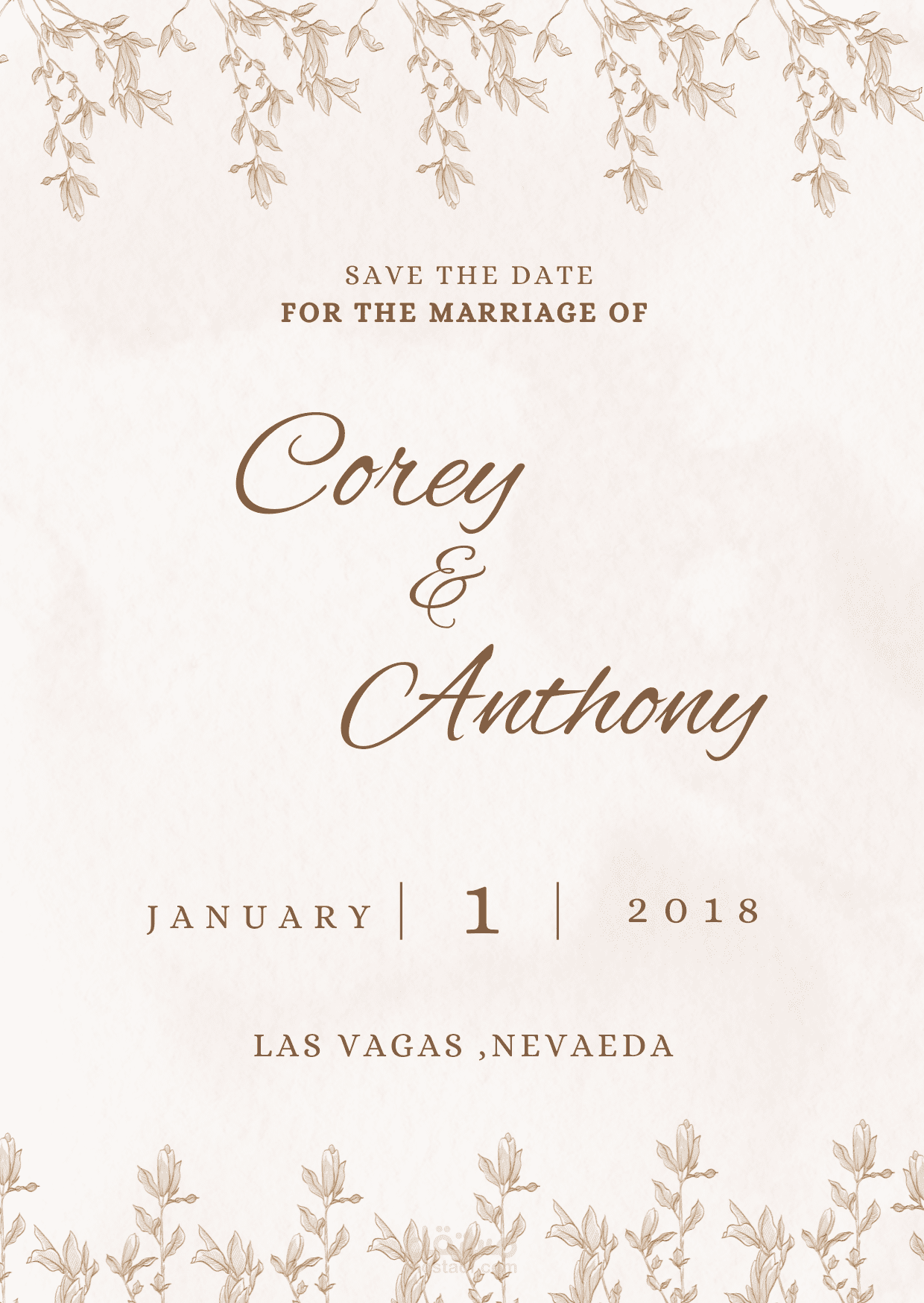 تصميم دعوات زفاف