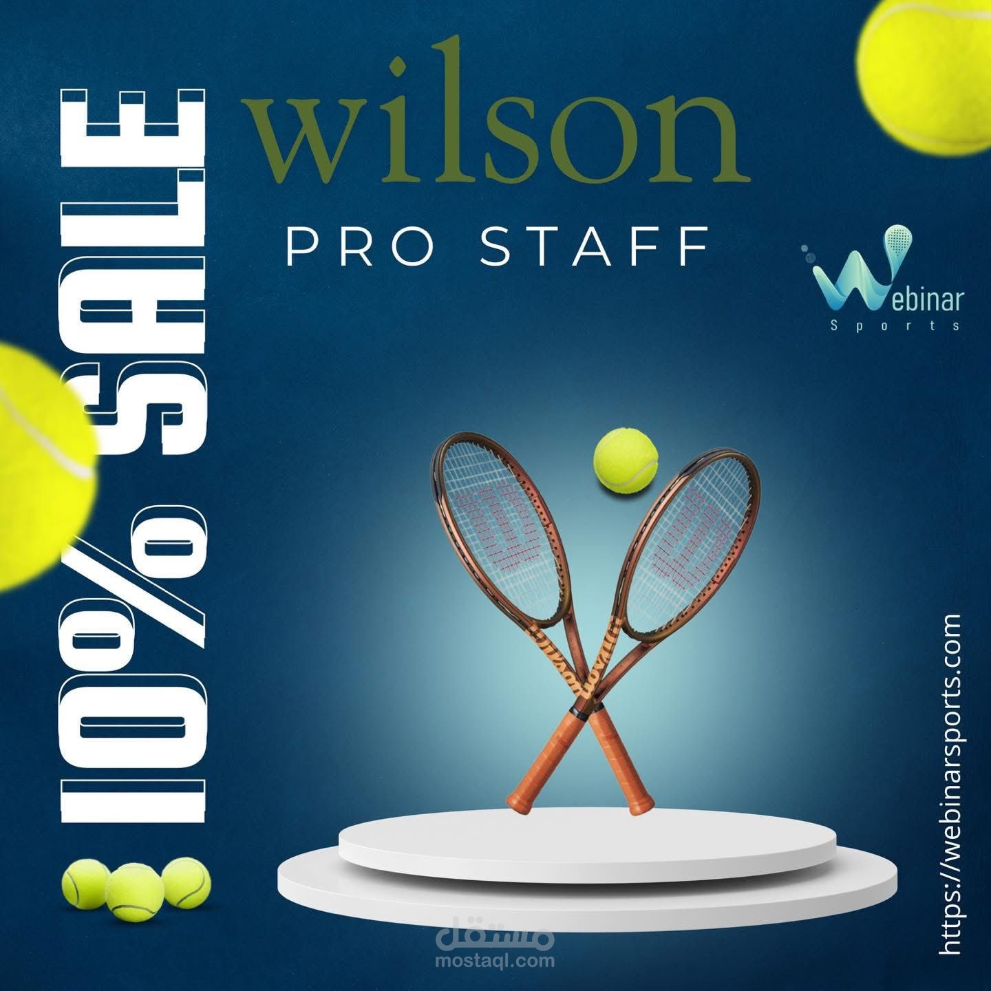 كتابة محتوى تسويقي لمنتج رياضي (Wilson Pro Staff)