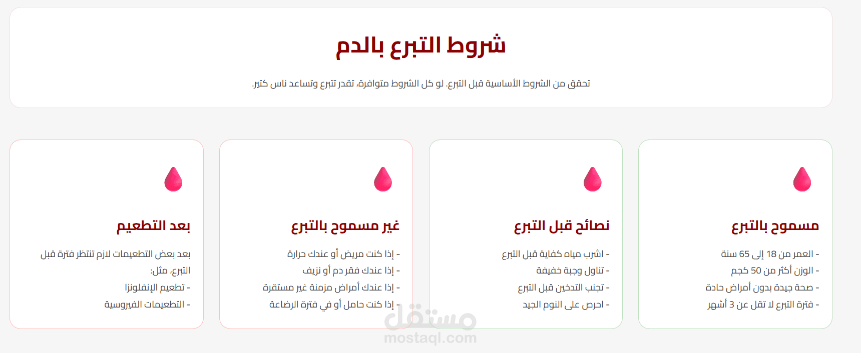 Blood Bank Website – Front-End Project