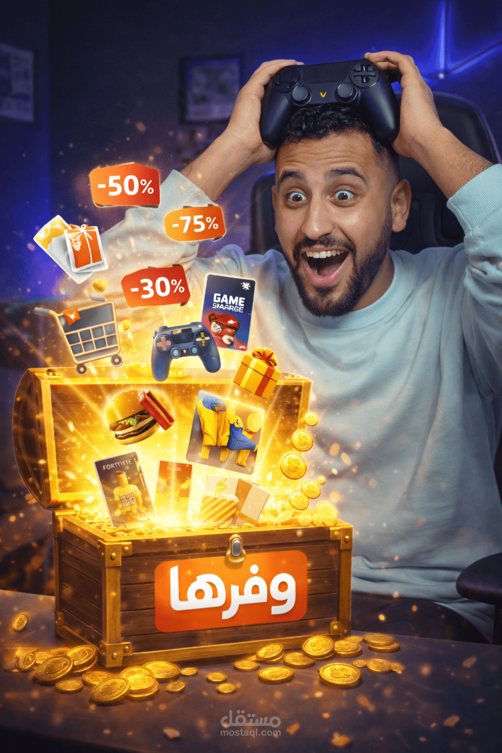 اعلان لبرنامج وفرها | Advertisement for the Waffarha program