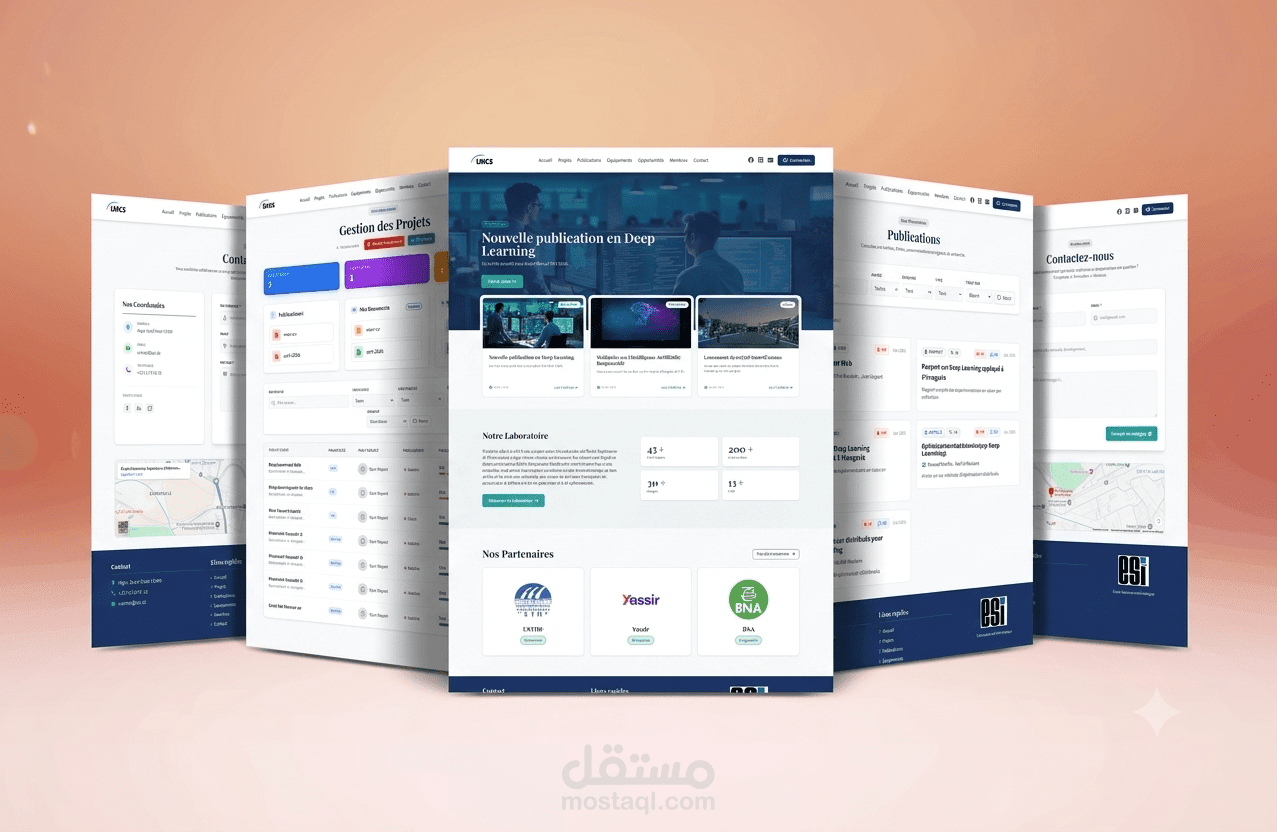 منصة ويب متكاملة لإدارة مخبر جامعي (University Laboratory Web Management System)