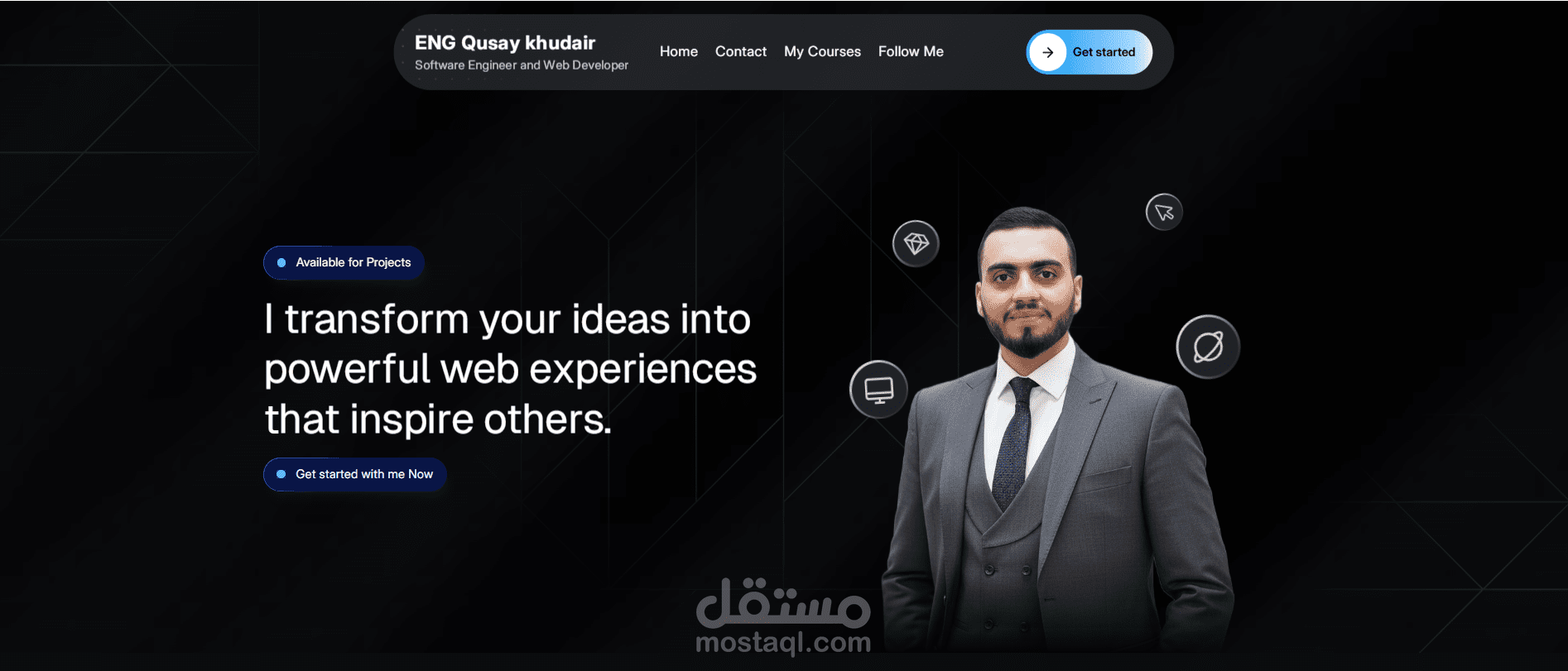 موقع أعمال شخصي