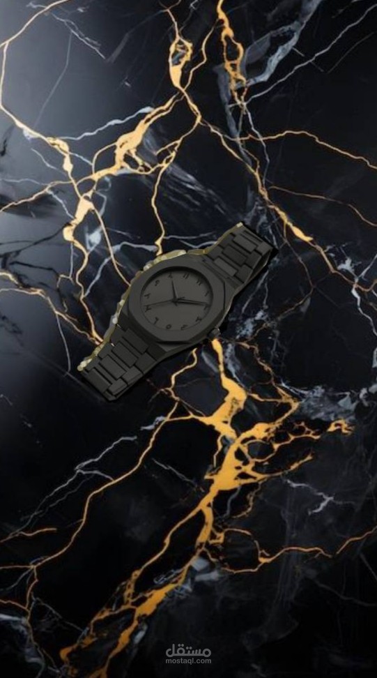 تصميم بوست إعلاني للساعة