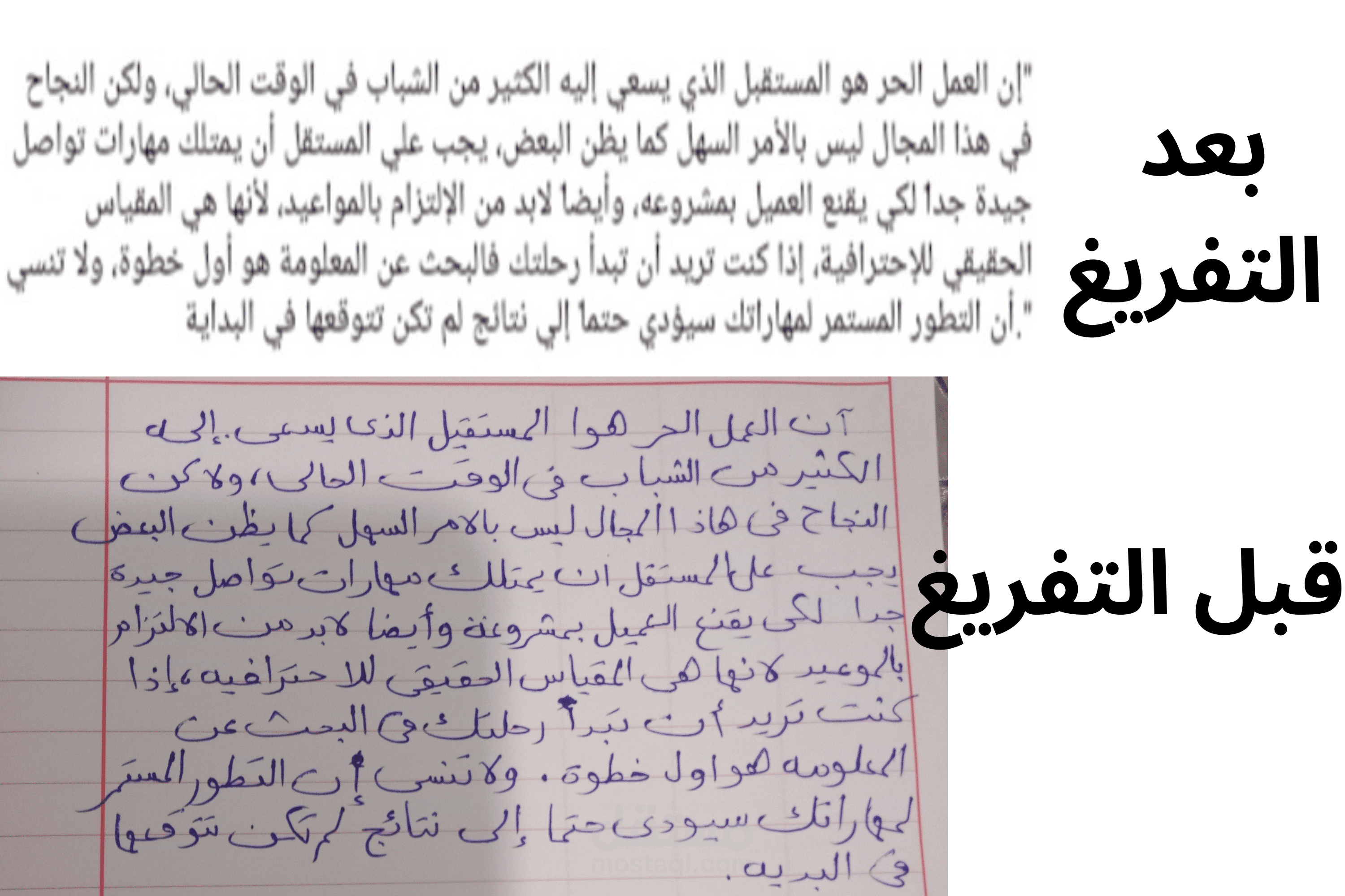 تدقيق لغوي وتنسيق نصوص ومقالات احترافيه word