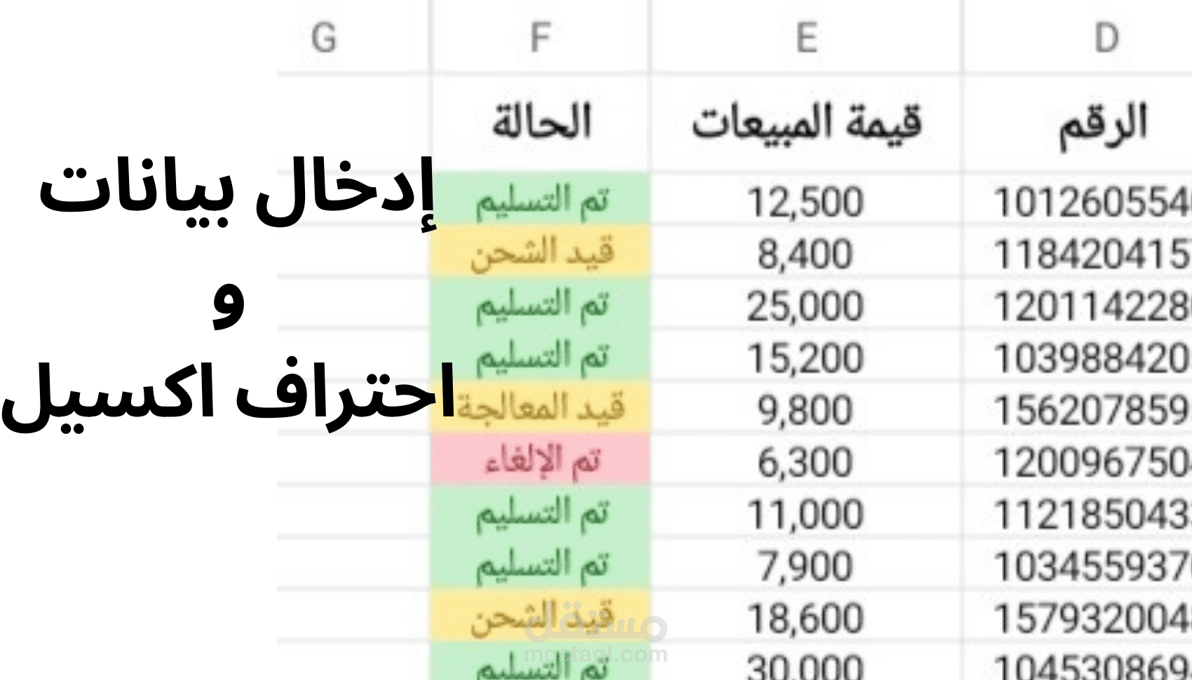 نموذج إدخال وتنسيق بيانات منتجات لموقع إلكتروني.