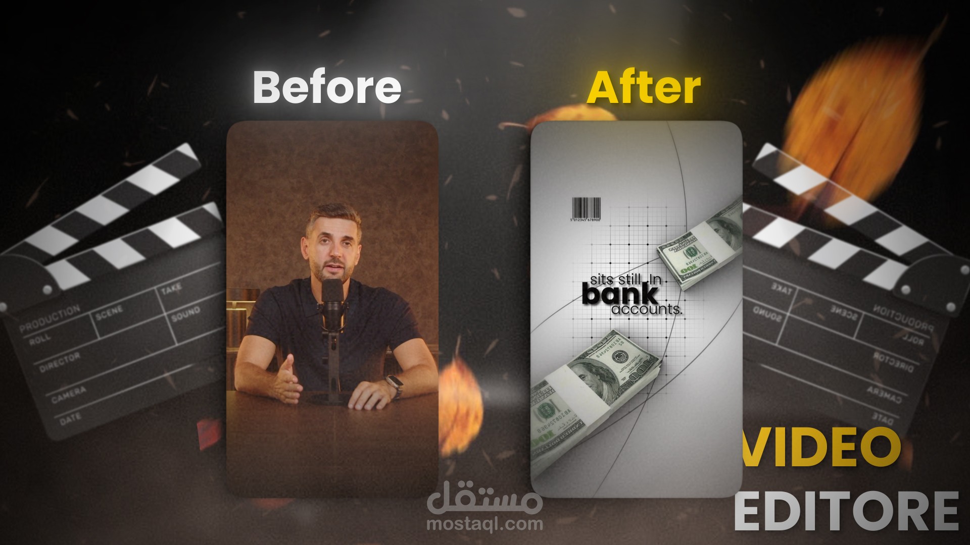مونتاج فيديوهات ريلز احترافي