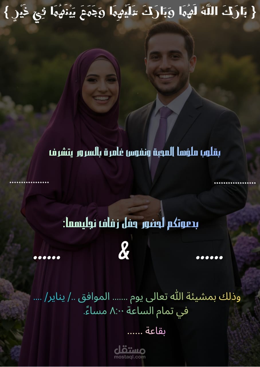 Invitation to a wedding