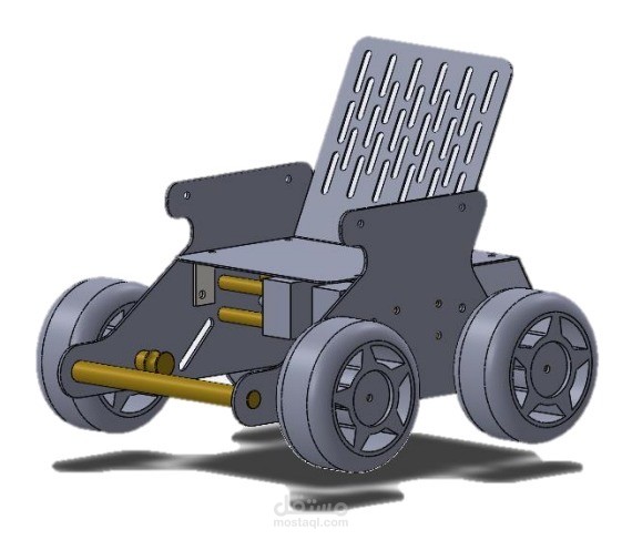 تصميم كرسي كهربائي prototype