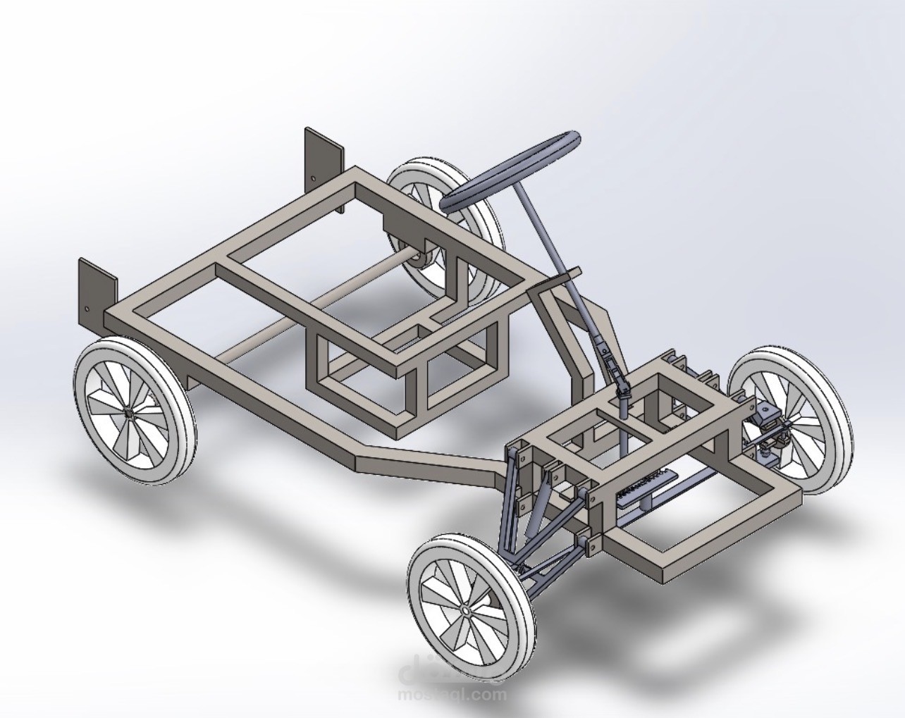 شاسيه سيارة كهربائية prototype