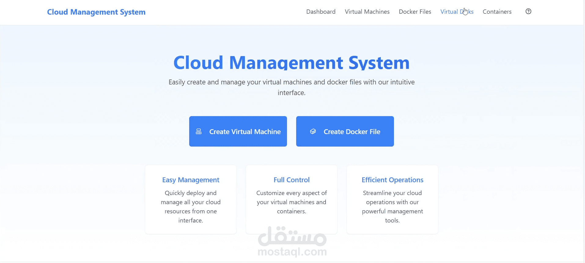 Automated VM & Docker Management Platform