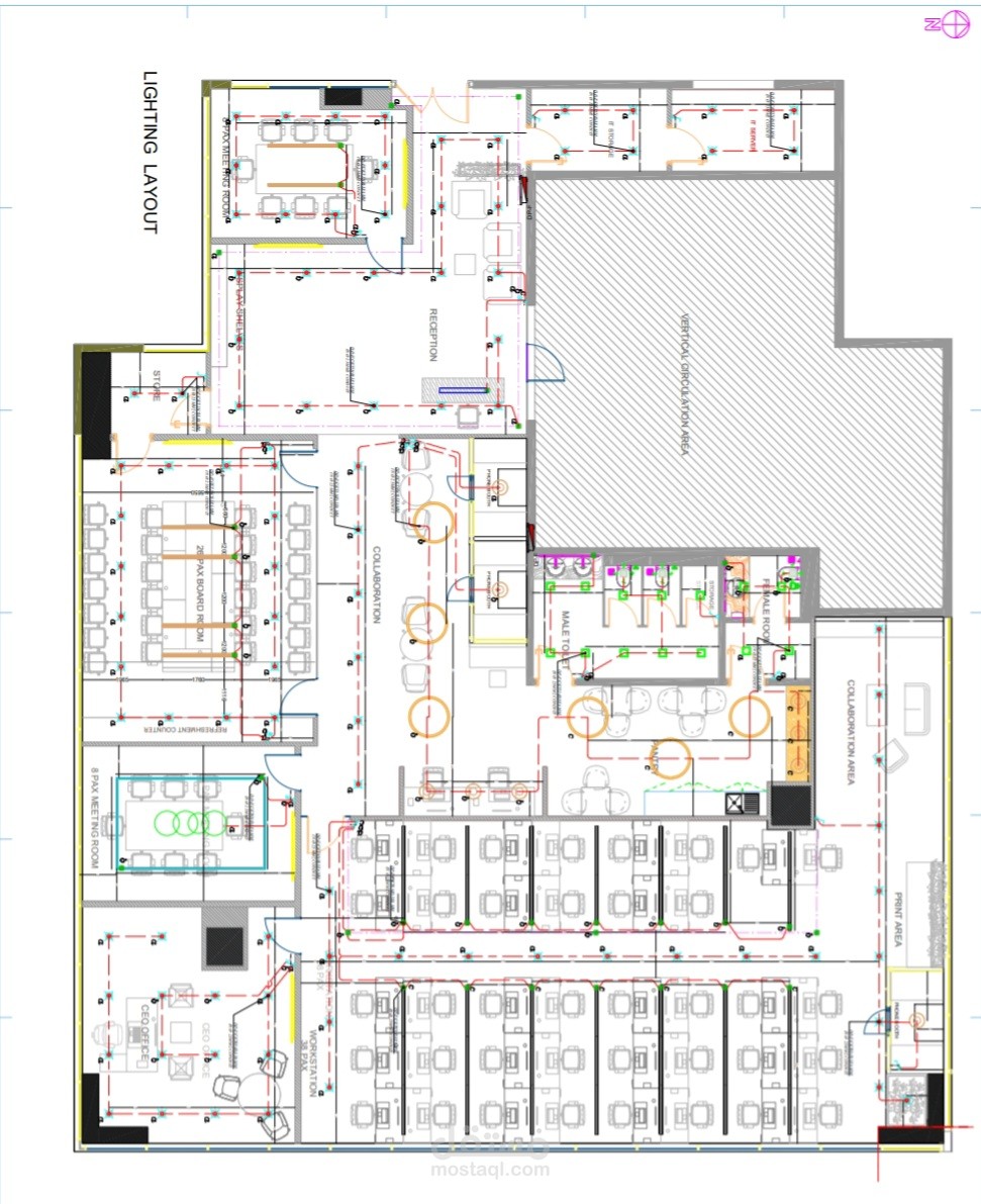 تصميم مكتب لايتون