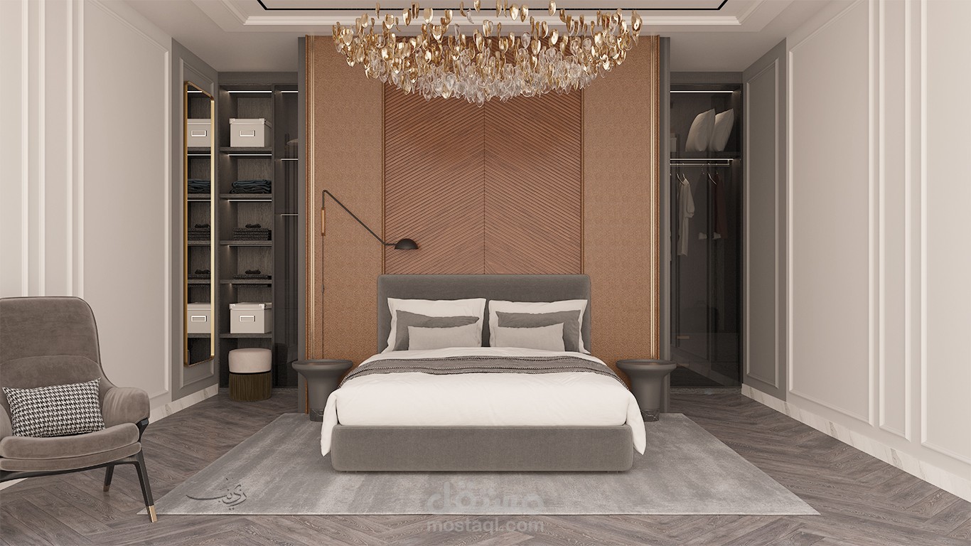 غرفه ماستر بتصميم نيوكلاسيك