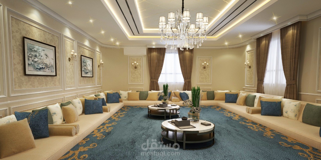 ديكور داخلي لمجلس