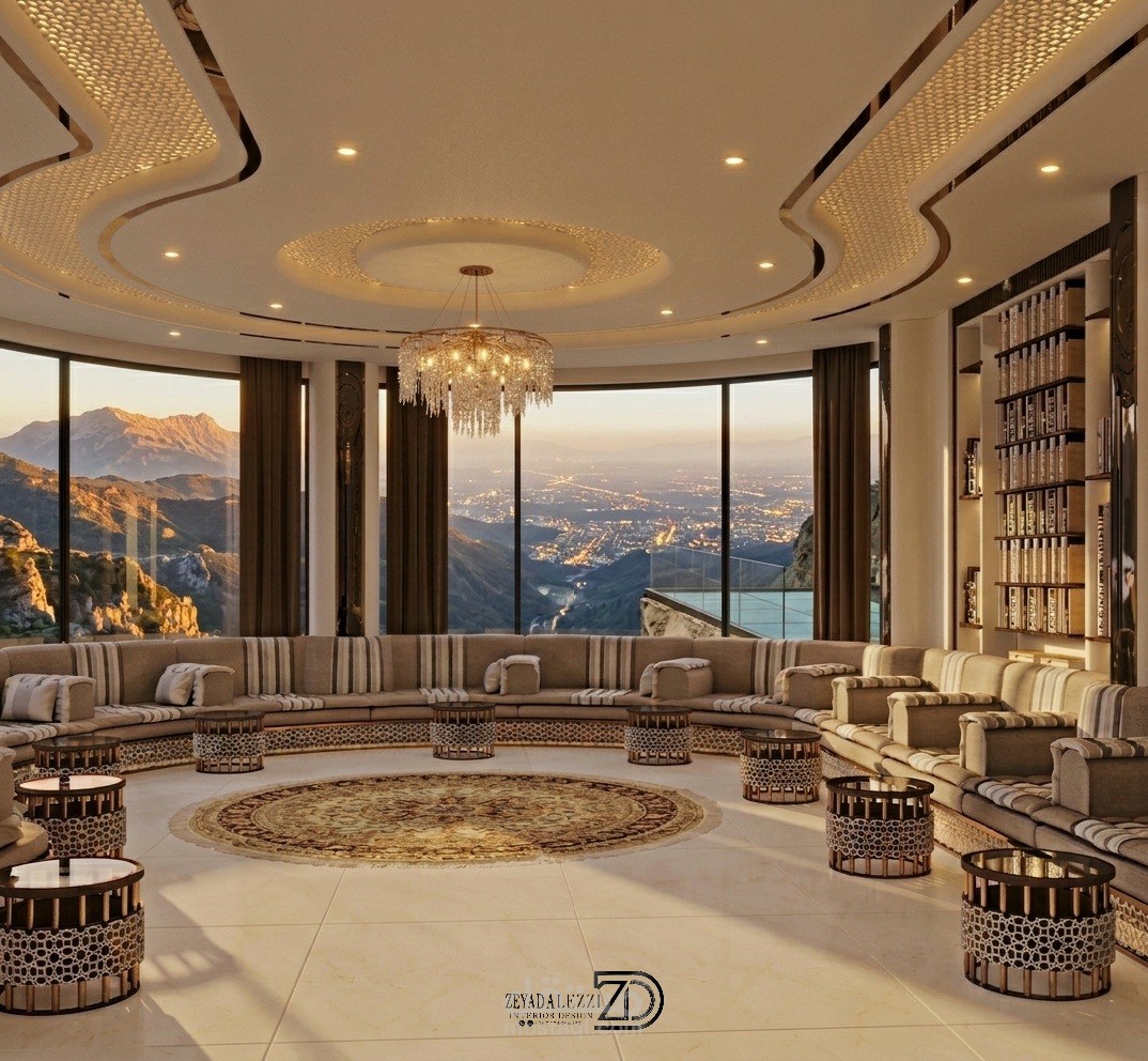 تصميم مجلس عربي يمني فاخر